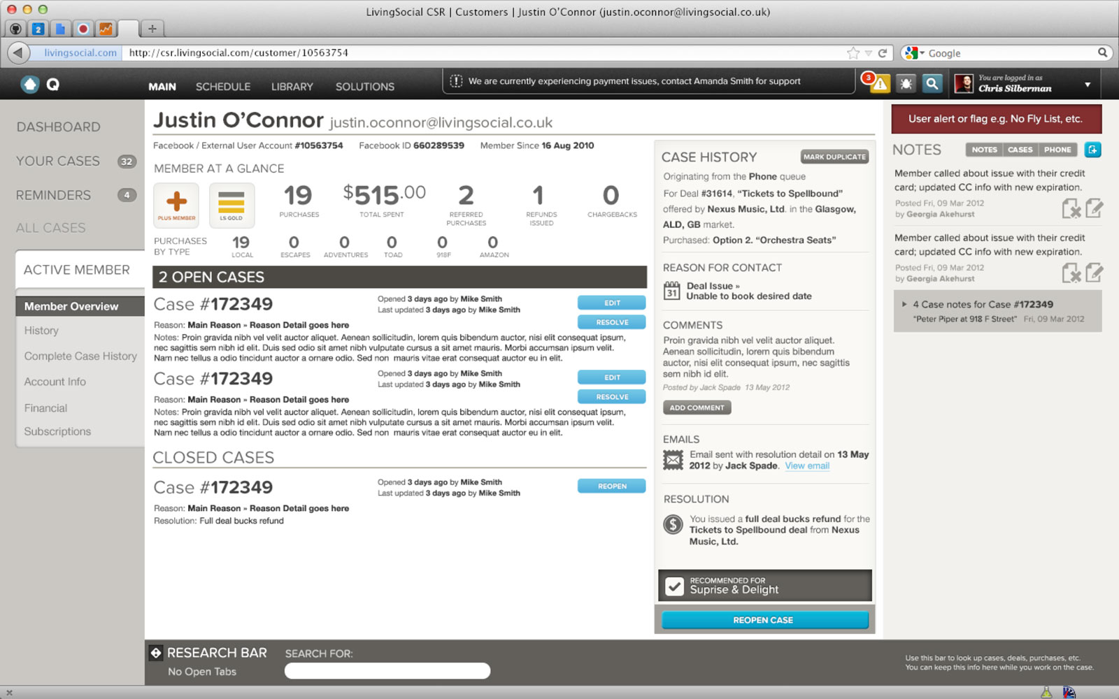 New primary screen (left side)