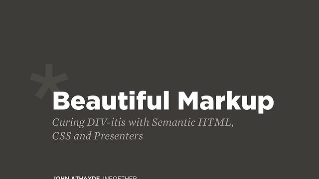 Beautiful Markup cover